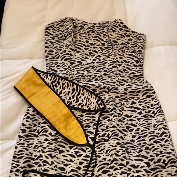 Trendy black and white dress - Picture 3 of 3